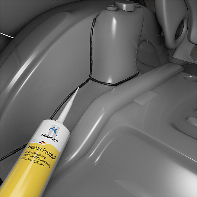 Flexon Protect - stř&iacute;kateln&yacute; tmel odoln&yacute; proti UV z&aacute;řen&iacute;
Z&aacute;klad: MS polymer
 Flexon Protect