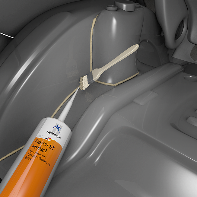 Flexon ST Protect - stř&iacute;kateln&yacute; tmel odoln&yacute; UV z&aacute;řen&iacute;
Z&aacute;klad: MS polymer
 Flexon ST Protect