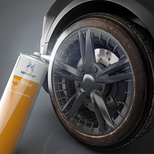 P&eacute;če o pneu bez obsahu silikonu New Wheel Plus