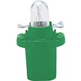 12 V 2 W plastová základní lampa zelená