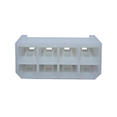 Pouzdro s v&iacute;ce konektory pro ploch&eacute; z&aacute;suvky