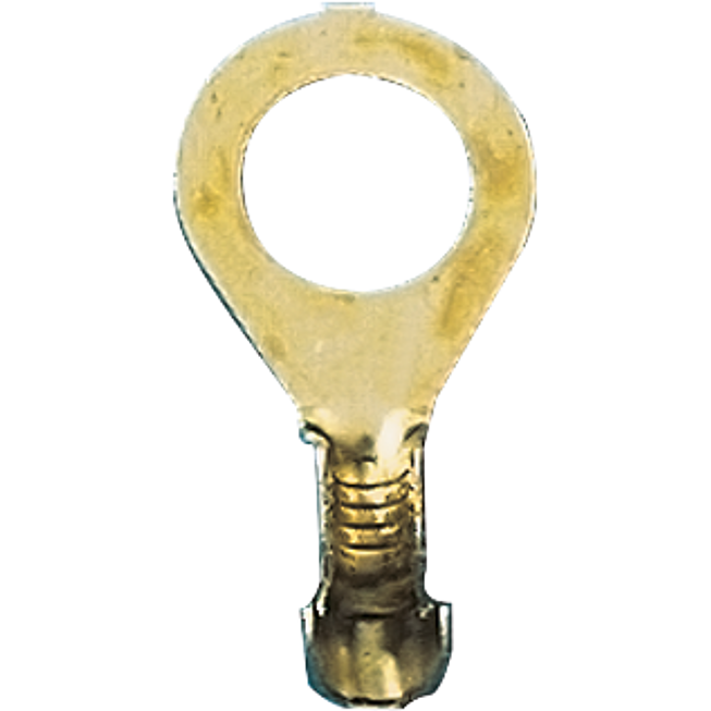 Kabelová oka, lesklá mosaz