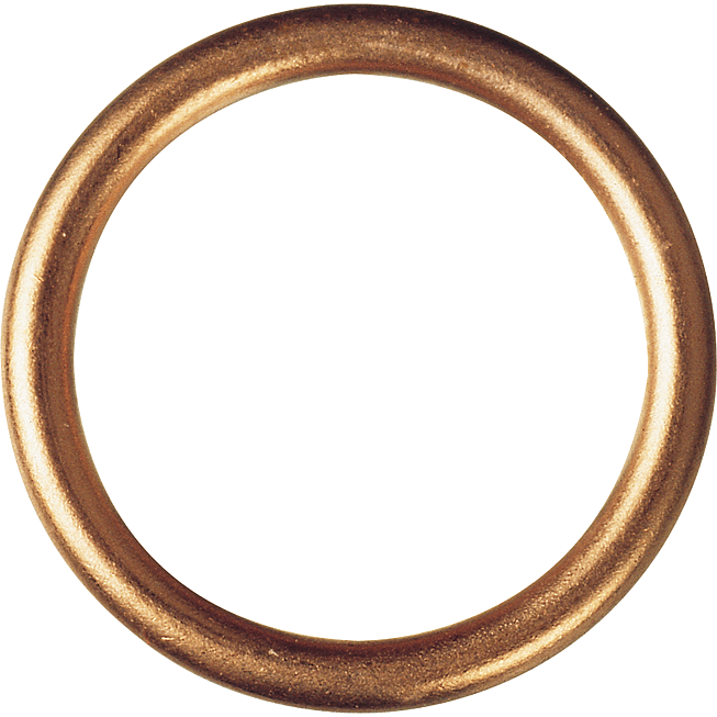 Měděný výplňový těsnicí kroužek DIN 7603 C.