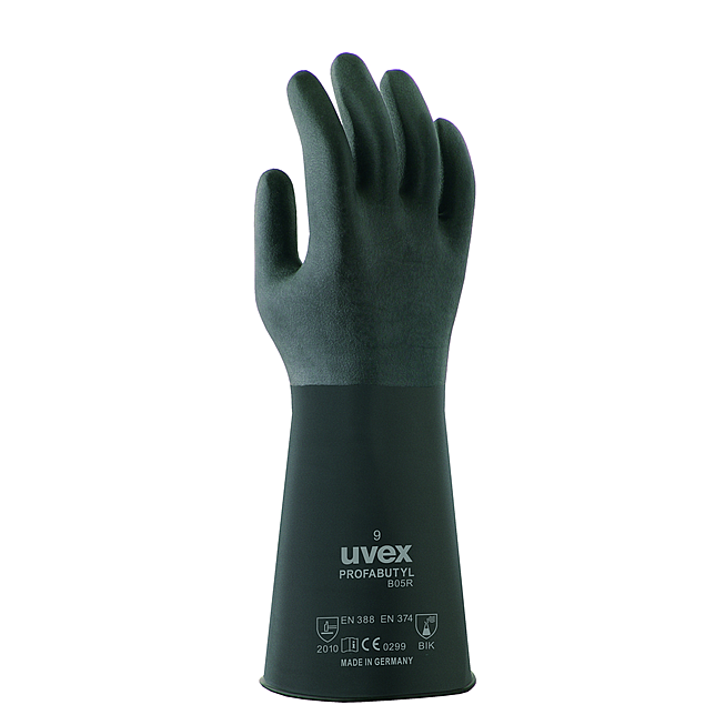 Butylové ochranné rukavice „CHEMIE“