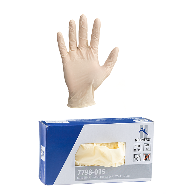 Jednorázové rukavice "LATEX"