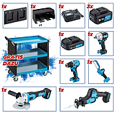HAZET Servisní vozík Asistent 167-3S/13 ∙ 13-dílný