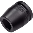 HAZET Nástrčná hlavice pro rázový a strojový utahovák 1000S-22 ∙ 3/4 palce (20 mm) čtyřhran dutý ∙ Profil vnější šestihran ∙ Velikost 22 mm