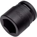HAZET Nástrčná hlavice pro rázový a strojový utahovák 1000S-30 ∙ 3/4 palce (20 mm) čtyřhran dutý ∙ Profil vnější šestihran ∙ Velikost 30 mm