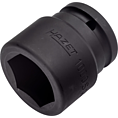 HAZET Nástrčná hlavice pro rázový a strojový utahovák 1000S-33 ∙ 3/4 palce (20 mm) čtyřhran dutý ∙ Profil vnější šestihran ∙ Velikost 33 mm