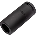 HAZET Nástrčná hlavice pro rázový a strojový utahovák 1000SLG-27 ∙ 3/4 palce (20 mm) čtyřhran dutý ∙ Profil vnější šestihran ∙ Velikost 27 mm