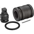 HAZET Sada adapt&eacute;rů pro rychlou v&yacute;měnu pro r&aacute;zov&yacute; a strojov&yacute; utahov&aacute;k 1003S-7/4 ∙ 24 mm vněj&scaron;&iacute; &scaron;estihran ∙ 1/2 palce (12,5 mm) čtyřhran masivn&iacute;