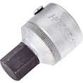 HAZET Nástrčná hlavice 1010-17 ∙ 3/4 palce (20 mm) čtyřhran dutý ∙ Profil vnitřní šestihran ∙ Velikost 17 mm