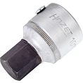 HAZET Nástrčná hlavice 1010-19 ∙ 3/4 palce (20 mm) čtyřhran dutý ∙ Profil vnitřní šestihran ∙ Velikost 19 mm