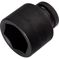 HAZET Nástrčná hlavice pro rázový a strojový utahovák 1100S-55 ∙ 1 palec (25 mm) čtyřhran dutý ∙ Profil vnější šestihran ∙ Velikost 55 mm