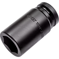 HAZET Nástrčná hlavice pro rázový a strojový utahovák 1100SLG-38 ∙ 1 palec (25 mm) čtyřhran dutý ∙ Profil vnější šestihran ∙ Velikost 38 mm