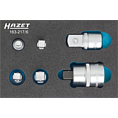 HAZET Sada adapt&eacute;rů 163-217/6 ∙ 1/4 palce (6,3 mm) čtyřhran dut&yacute;, 3/8 palce (10 mm) čtyřhran dut&yacute;, 1/2 palce (12,5 mm) čtyřhran dut&yacute;, 3/4 palce (20 mm) čtyřhran dut&yacute; ∙ 1/4 palce (6,3 mm) čtyřhran masivn&iacute;, 3/8 palce (10 mm) čtyřhran masivn&iacute;, 1/2 palce
