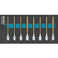 HAZET Sada nástrčných hlavic 163-468/8 ∙ 1/2 palce (12,5 mm) čtyřhran dutý ∙ Profil vnitřní šestihran, Vnitřní profil TORX® ∙ 8-dílný ∙ 5 ∙ 6 ∙ 8 ∙ 10 ∙ T30 ∙ T40 ∙ T45 ∙ T50