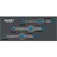 HAZET Sada r&aacute;zov&yacute;ch očkov&yacute;ch kl&iacute;čů 163-624/3 ∙ 3/4 palce (20 mm) čtyřhran dut&yacute; ∙ Vněj&scaron;&iacute; profil TORX&reg; ∙ 3-d&iacute;ln&yacute; ∙ E18 &ndash; E24
