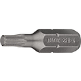 HAZET Bit 2211-4 ∙ 1/4 palce (6,3 mm) šestihran masivní ∙ Vnitřní ozubený profil XZN ∙ Velikost M4