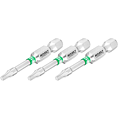HAZET Bit 2223NSLG-T10/3 ∙ 1/4 palce (6,3 mm) šestihran masivní ∙ Vnitřní profil TORX® ∙ 3-dílný ∙ Velikost T10