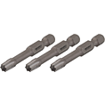 HAZET Torzní bity pro rázový, strojový utahovák 2223SLG-T10/3 ∙ 1/4 palce (6,3 mm) šestihran masivní ∙ Vnitřní profil TORX® ∙ 3-dílný ∙ Velikost T10