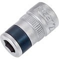HAZET Adaptér 2250-1 ∙ 1/4 palce (6,3 mm) čtyřhran dutý ∙ 1/4 palce (6,3 mm) šestihran dutý ∙ Délka: 23,5 mm