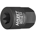 HAZET Nástrčná hlavice pro turbodmychadlo / koleno 2871-E12 ∙ 17 mm vnější šestihran ∙ Vnější profil TORX® ∙ Velikost E12