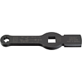 HAZET Rázový očkový klíč ∙ se 2 nárazovými plochami 2872-E20 ∙ 3/4 palce (20 mm) čtyřhran dutý ∙ Vnější profil TORX® ∙ Velikost E20
