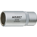 HAZET Nářadí pro držák výtlačného ventilu 4556 ∙ 1/2 palce (12,5 mm) čtyřhran dutý ∙ Profil vnější tisícihran ∙ Velikost 17,9 x 20 mm
