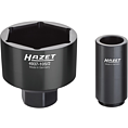 HAZET Sada nástrčných hlavic pro matice náprav UV - DAF ∙ RENAULT ∙ Volvo 4937-105/2 ∙ 1 palec (25 mm) čtyřhran dutý ∙ Profil vnější šestihran ∙ 2-dílný ∙ Velikost 105 mm