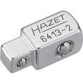 HAZET Prostrčný čtyřhran 6413-2 ∙ 3/8 palce (10 mm) čtyřhran masivní ∙ 1/4 palce (6,3 mm) čtyřhran masivní ∙ Délka: 22 mm