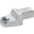 HAZET Nástrčný očkový klíč 6609C-E10 ∙ 9 x 12 mm nástrčný čtyřhran masiv ∙ Vnější profil TORX® ∙ Velikost E10