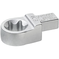 HAZET Nástrčný očkový klíč 6609C-E20 ∙ 9 x 12 mm nástrčný čtyřhran masiv ∙ Vnější profil TORX® ∙ Velikost E20