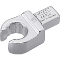 HAZET Nástrčný očkový maticový klíč ∙ otevřený 6612C-13 ∙ 9 x 12 mm nástrčný čtyřhran masiv ∙ Profil vnější dvojitý šestihran ∙ Velikost 13 mm