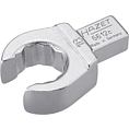 HAZET Nástrčný očkový maticový klíč ∙ otevřený 6612C-16 ∙ 9 x 12 mm nástrčný čtyřhran masiv ∙ Profil vnější dvojitý šestihran ∙ Velikost 16 mm
