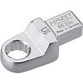 HAZET Nástrčný očkový klíč 6630C-10 ∙ 9 x 12 mm nástrčný čtyřhran masiv ∙ Vnější dvojitý šestihran trakční profil ∙ Velikost 10 mm