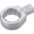 HAZET Nástrčný očkový klíč 6630C-22 ∙ 9 x 12 mm nástrčný čtyřhran masiv ∙ Vnější dvojitý šestihran trakční profil ∙ Velikost 22 mm