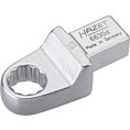 HAZET Nástrčný očkový klíč 6630D-15 ∙ 14 x 18 mm nástrčný čtyřhran masiv ∙ Vnější dvojitý šestihran trakční profil ∙ Velikost 15 mm