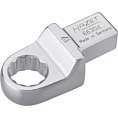 HAZET Nástrčný očkový klíč 6630D-17 ∙ 14 x 18 mm nástrčný čtyřhran masiv ∙ Vnější dvojitý šestihran trakční profil ∙ Velikost 17 mm
