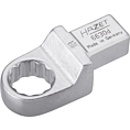 HAZET Nástrčný očkový klíč 6630D-18 ∙ 14 x 18 mm nástrčný čtyřhran masiv ∙ Vnější dvojitý šestihran trakční profil ∙ Velikost 18 mm