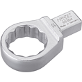 HAZET Nástrčný očkový klíč 6630D-32 ∙ 14 x 18 mm nástrčný čtyřhran masiv ∙ Vnější dvojitý šestihran trakční profil ∙ Velikost 32 mm