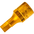 HAZET Nástrčná hlavice 8501-6 ∙ 1/4 palce (6,3 mm) čtyřhran dutý ∙ Profil vnitřní šestihran ∙ Velikost 6 mm