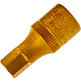 HAZET Nástrčná hlavice 8501-7 ∙ 1/4 palce (6,3 mm) čtyřhran dutý ∙ Profil vnitřní šestihran ∙ Velikost 7 mm
