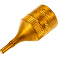 HAZET Nástrčná hlavice 8502-T8 ∙ 1/4 palce (6,3 mm) čtyřhran dutý ∙ Vnitřní profil TORX® ∙ Velikost T8
