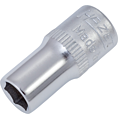 HAZET Nástrčná hlavice 850A-1/4 ∙ 1/4 palce (6,3 mm) čtyřhran dutý ∙ Trakční profil vnější šestihran ∙ Velikost 1/4″