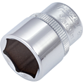 HAZET Nástrčná hlavice 850A-9/16 ∙ 1/4 palce (6,3 mm) čtyřhran dutý ∙ Trakční profil vnější šestihran ∙ Velikost 9/16″