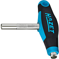 HAZET Dvojitý držák bitů s T-rukojetí 866BH-4 ∙ 1/4 palce (6,3 mm) šestihran dutý ∙ 97 mm