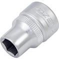 HAZET Nástrčná hlavice 880-8 ∙ 3/8 palce (10 mm) čtyřhran dutý ∙ Trakční profil vnější šestihran ∙ Velikost 8 mm