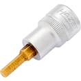HAZET Nástrčná hlavice 8801K-4 ∙ 3/8 palce (10 mm) čtyřhran dutý ∙ Profil vnitřní šestihran ∙ Velikost 4 mm