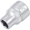 HAZET Nástrčná hlavice 880A-5/16 ∙ 3/8 palce (10 mm) čtyřhran dutý ∙ Trakční profil vnější šestihran ∙ Velikost 5/16″